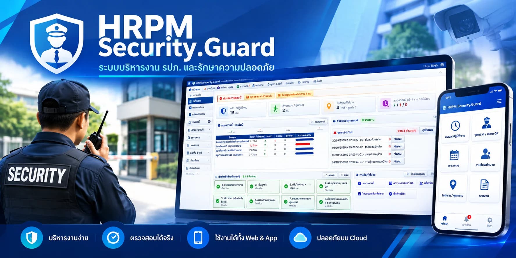 HRPM Guard โปรแกรม รปภ.